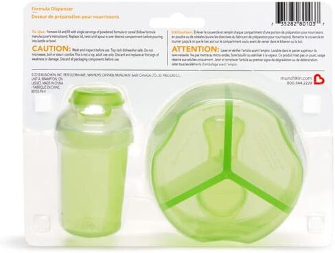 Munchkin Formula Dispenser Combo Pack, Blue/Green - 2 Sets in Saudi Arabia