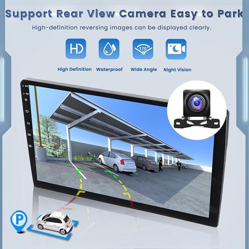 Roinvou 4+64G Android Carplay Stereo for Toyota Corolla EX 2005-2012, 9" Touch Screen Carplay Android Auto with 32EQ Bluetooth WiFi GPS Navigation Mirror Link 1280 * 720 Resolution in Kuwait
