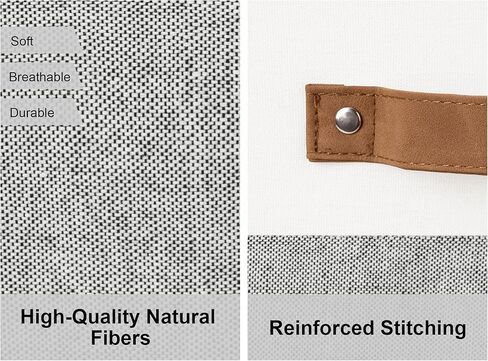 StorageWorks 13x13 مكعبات التخزين ، منظم صناديق التخزين القابلة للطي للخزانة ، صندوق تخزين النسيج مع مقابض PU ، البيج ، 4 عبوات in Kuwait