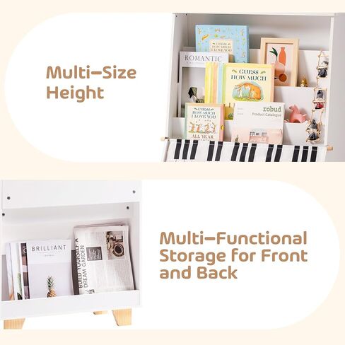 ROBOTIME Nursery Floating Shelves for Wall, 3 Pcs Wall Floating Shelves, Natural Wood Floating Book Shelf, Wall Mounted Kids Bookshelf Nursery Decor for Kids Room, Bedroom (Cream Color) in Saudi Arabia