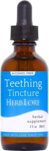 Herb Lore Teething Tincture – Soothing Herbal Drops with Passionflower, Catnip & Chamomile for Babies & Toddlers (1 fl oz) in Saudi Arabia
