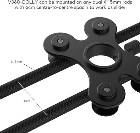 360 Rotating Camera Spinning Plateform with Table Clamp, Photography Turntable Photo Booth for Smartphone and Cameras, 360 Video Spinner for Food Jewelry Slow Motion Bullet-time etc in Saudi Arabia