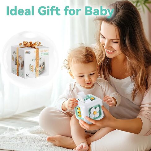 iPlay ، لعبة ilearn pink baby لعبة مكعب مشغول لفتاة تبلغ من العمر عام واحد ، Montessori Sensory Toy Toddler 1-3 ، مهارة التعلم الحركية ، طائرة Carseat Plane هدية عيد ميلاد 9 12 18 شهرًا 2 3 YR Kid Boy in Saudi Arabia