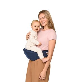 Ergobaby Ergonomic Baby Carrier Hip Seat with Storage, Comfortable Wide Waistbelt and Lumbar Support (17-45 lb) from The Brand Leader in Carriers, Lift Hip Seat, Onyx Black