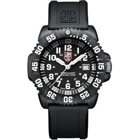 Luminox Original Navy Seal XS.3001.EVO.OR Mens Watch 43mm - Dive Watch in Black Date Function 200m Water Resistant