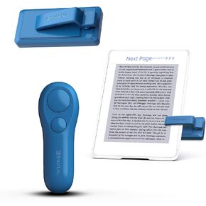 SK SYUKUYU Page Turner for Kindle Paperwhite Oasis Kobo eReaders Accessories, RF Remote Control Page Turner Clicker for ipad Tablets Reading Novels Comics, Remote Camera and Video Button(Blue)