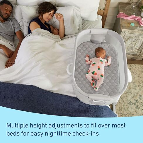 Graco DreamMore Bedside Bassinet, Newborn Bassinet, Travel Bassinet, Portable Bassinet for Newborn Babies to 6 Months, Willow in Saudi Arabia