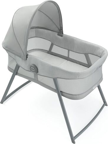 Graco DreamMore Bedside Bassinet, Newborn Bassinet, Travel Bassinet, Portable Bassinet for Newborn Babies to 6 Months, Willow in Saudi Arabia