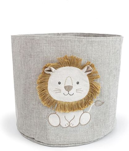 Mon Ami Seahorse Designer Linen Storage Bin, Kids Laundry Basket, Toy Boxes for Kids, Kids Hamper, Cute Baby Nursery Baskets for Bedroom and Bathroom Decor, Toy Storage for Girls & Boys, 8x8 in in Kuwait