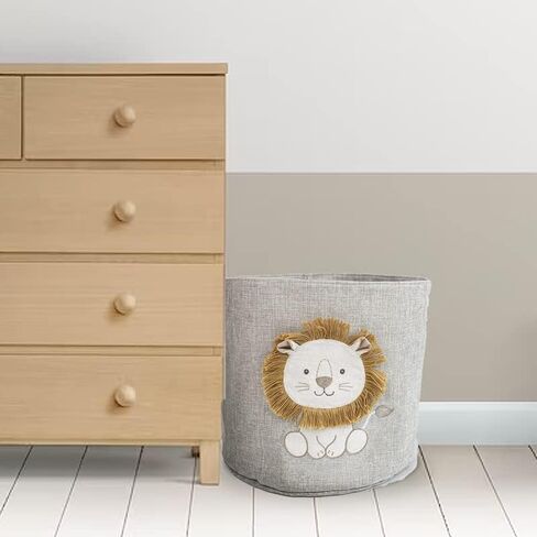 Mon Ami Seahorse Designer Linen Storage Bin, Kids Laundry Basket, Toy Boxes for Kids, Kids Hamper, Cute Baby Nursery Baskets for Bedroom and Bathroom Decor, Toy Storage for Girls & Boys, 8x8 in in Kuwait