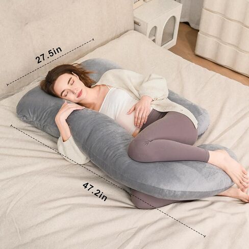 Pregnant Pillow, Comfortable Adult G-Shaped Maternity Body Pillow,Pregnancy Pillows for Sleeping, Detachable Pregnancy Pillow for Women in Saudi Arabia