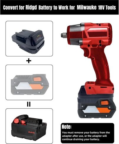 for Milwaukee to for Ridgid 18V Battery Adapter in Saudi Arabia