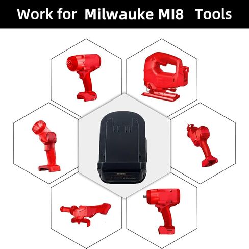 for Milwaukee to for Ridgid 18V Battery Adapter in Saudi Arabia