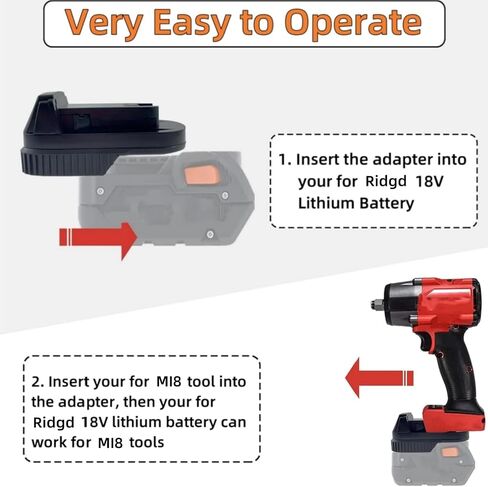for Milwaukee to for Ridgid 18V Battery Adapter in Saudi Arabia