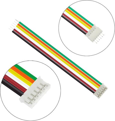 20 Sets Jst 2.0 Ph 4 Pin Connector Plug, Include 10 Sets Mini 4 Pin Jst Ph2.0 Connector Plug Female with 150mm Cable Wire & 10 Piece Male Micro Jst Ph2.0mm 4Pin Connector Plug in Kuwait