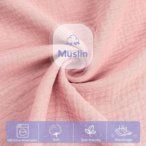 FUNUPUP Muslin Baby Lounger Cover Compatible with Snuggle Me Lounger, Infant Lounger Pillow Cover for Newborn, Removable Newborn Lounger Cover for Boys and Girls, Blue in Saudi Arabia
