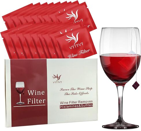 12 Pack the Wand Wine Purifier, Wine Filter, Wine Accessories for Wine Lovers, Wine Sulfite Filter To Remove Sulfite And Histamine, Eliminate Headaches, Reduce Wine Allergies in Saudi Arabia