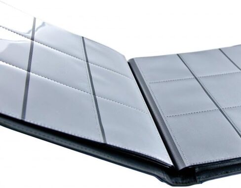 Ultimate Guard Flexxfolio | 12 Side-Loading Pocket for Trading Card Storage up to 480 Cards Binder, Sturdy Card Collection Designed for Double-Sleeved Cards, Black Quadrow Card Album Folder for TCG in Kuwait