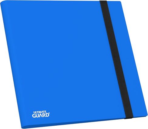 Ultimate Guard Flexxfolio | 12 Side-Loading Pocket for Trading Card Storage up to 480 Cards Binder, Sturdy Card Collection Designed for Double-Sleeved Cards, Black Quadrow Card Album Folder for TCG in Kuwait
