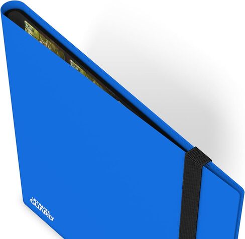 Ultimate Guard Flexxfolio | 12 Side-Loading Pocket for Trading Card Storage up to 480 Cards Binder, Sturdy Card Collection Designed for Double-Sleeved Cards, Black Quadrow Card Album Folder for TCG in Kuwait