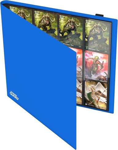 Ultimate Guard Flexxfolio | 12 Side-Loading Pocket for Trading Card Storage up to 480 Cards Binder, Sturdy Card Collection Designed for Double-Sleeved Cards, Black Quadrow Card Album Folder for TCG in Kuwait