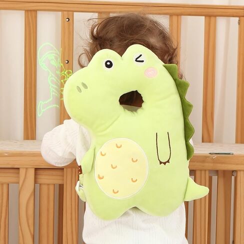 Baby Head Protector Backpack - Soft & Lightweight Head Protection Pillow for Bebe Walking and Crawling(Corgi in Saudi Arabia
