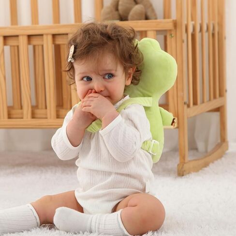 Baby Head Protector Backpack - Soft & Lightweight Head Protection Pillow for Bebe Walking and Crawling(Corgi in Saudi Arabia