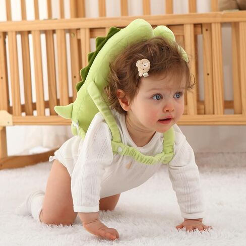 Baby Head Protector Backpack - Soft & Lightweight Head Protection Pillow for Bebe Walking and Crawling(Corgi in Saudi Arabia