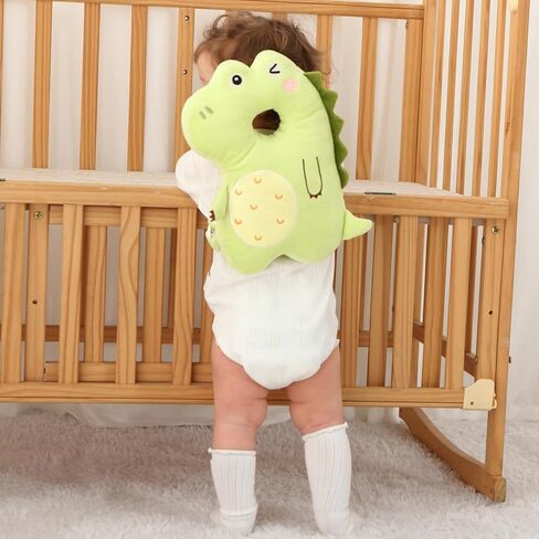 Baby Head Protector Backpack - Soft & Lightweight Head Protection Pillow for Bebe Walking and Crawling(Corgi in Saudi Arabia