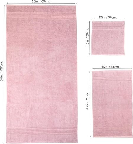 SKL Home Classic SoftTouch Cotton Premium 6-Piece Towel Set, Aqua Haze in Kuwait