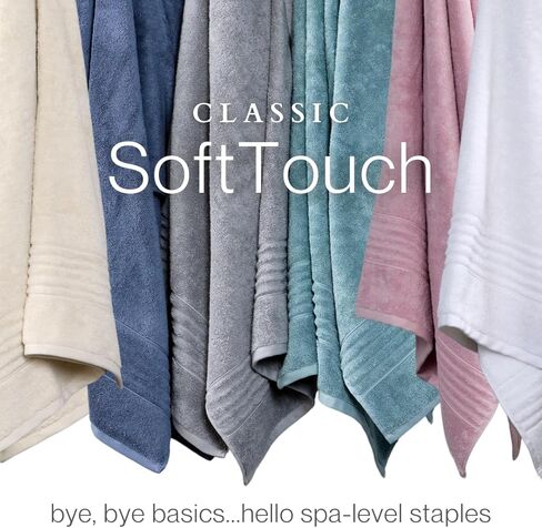 SKL Home Classic SoftTouch Cotton Premium 6-Piece Towel Set, Aqua Haze in Kuwait