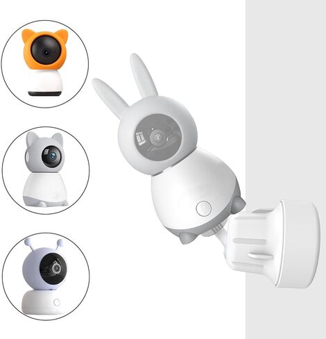 Adjustable Baby Monitor Wall Mount Compatible with Owlet Cam1/ Cam 2/ Cam Duo/Cam Dream Duo 2, Baby Camera Wall Holder for Baby Monitor with Standard 1/4 Threaded Hole (Camera Not Included) in Saudi Arabia