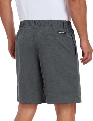 Little Donkey Andy Men's Bermuda 9 Inch Lightweight Quick Dry Stretch Shorts Golf Hiking Travel in Kuwait