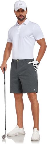 Little Donkey Andy Men's Bermuda 9 Inch Lightweight Quick Dry Stretch Shorts Golf Hiking Travel in Kuwait