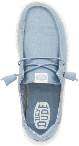 Hey Dude Wendy Chambray Tan Size 7, Women’s Shoes, Women’s Slip-on Loafers, Comfortable & Light-Weight in Saudi Arabia