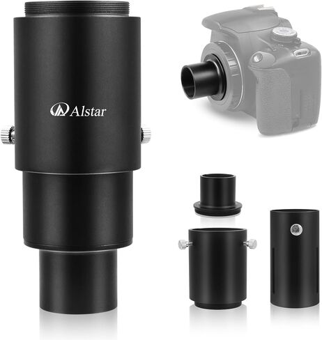 Alstar 2" Adjustable Extention Tube Camera Adapter - Adjustable Length Adapter Lets You Attach A T-Ring Equipped DSLR Or SLR Camera Directly to Your Telescope in Saudi Arabia