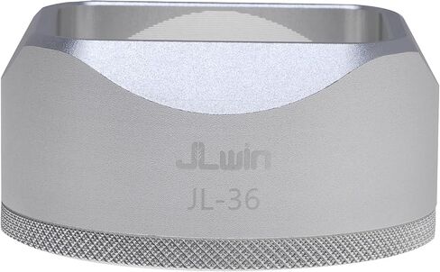 FocusFoto Square Metal Lens Hood for Fujifilm Fuji X100VI, X100V, X100F, X100, X100S, X100T, X70 Camera - Lightweight Aluminum Alloy, Compatible with Original Lens Cap, Silver JL-36S in Saudi Arabia