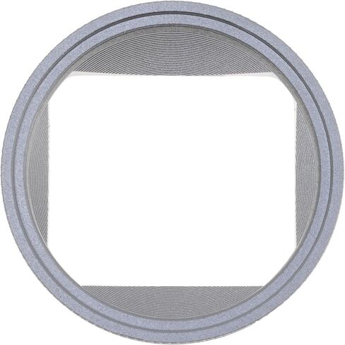 FocusFoto Square Metal Lens Hood for Fujifilm Fuji X100VI, X100V, X100F, X100, X100S, X100T, X70 Camera - Lightweight Aluminum Alloy, Compatible with Original Lens Cap, Silver JL-36S in Saudi Arabia