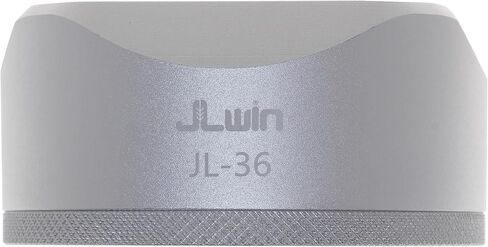 FocusFoto Square Metal Lens Hood for Fujifilm Fuji X100VI, X100V, X100F, X100, X100S, X100T, X70 Camera - Lightweight Aluminum Alloy, Compatible with Original Lens Cap, Silver JL-36S in Saudi Arabia