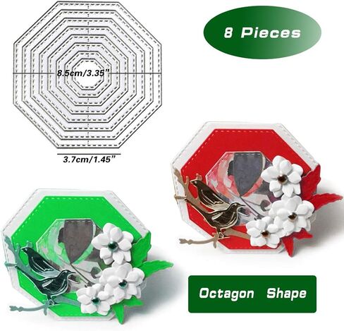 3 Sets Cutting Dies Stencil Metal Template Molds, Embossing Tools for Scrapbook Album Paper DIY Crafts Card Making - (Triangle, 3 Styles) in Kuwait