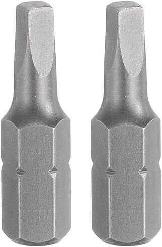 HARFINGTON 2pcs Square Screwdriver Bit R1 1/4" Hex Shank 25mm/1" Length Magnetic 4 Point Hex Bits S2 Steel Industrial Grade Electric Screw Driver Bit 3.5mm Rod in Saudi Arabia