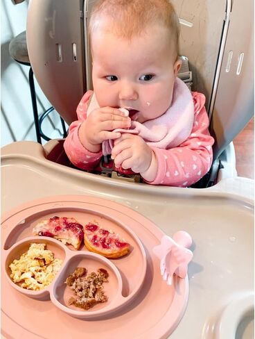 Nooli Baby Utensils Baby Feeding Baby Forks Baby Spoon Baby Feeding Supplies, BPA Phthalates-Free, Dishwasher and Sterilizer Safe, Gray in Saudi Arabia