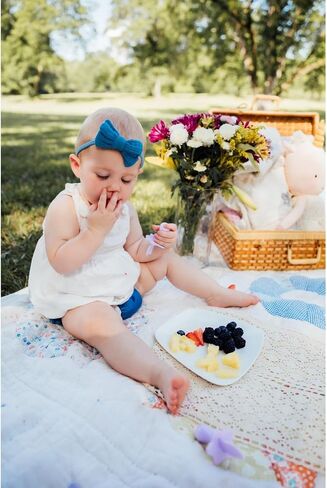 Nooli Baby Utensils Baby Feeding Baby Forks Baby Spoon Baby Feeding Supplies, BPA Phthalates-Free, Dishwasher and Sterilizer Safe, Gray in Saudi Arabia