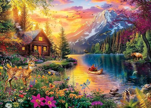 MasterPieces 1000 Piece Jigsaw Puzzle for Adults, Family, Or Youth - Luxury View - 19.25"x26.75" in Saudi Arabia