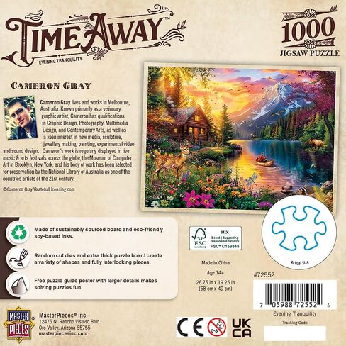 MasterPieces 1000 Piece Jigsaw Puzzle for Adults, Family, Or Youth - Luxury View - 19.25"x26.75" in Saudi Arabia