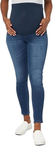 Motherhood Maternity Women's Indigo Super Stretch Secret Fit Over The Belly Skinny Jeans, Medium Blue Wash in Saudi Arabia