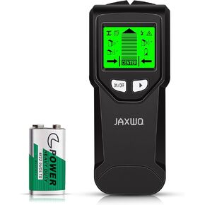 Stud Finder Wall Scanner - 5 in 1 Stud Finder Tool w/Microprocessor Chip and HD LCD Display, Stud Detector Beam Finders for the Center and Edge of Wood AC Wire Metal Studs Joist Pipe (Coal)
