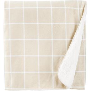 Carter's Baby Cozy-Lined Plush Blanket (Blue)