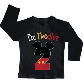 Luke and Lulu 2nd Birthday Shirt Boy - Mouse Themed Birthday Boy Shirt 2 - Premium 2nd Birthday Outfit Boy - Two Shirt