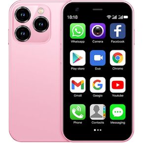 SOYES XS11 3G Mini Smartphone 2.5Inch WiFi GPS China Mobile 1GB RAM 8GB ROM Quad Core Android Cell Phones 3D Glass Slim Body HD Camera Dual Sim Google Play Cute Smartphone (Green)